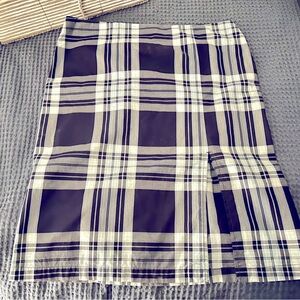 Tommy Hilfiger cotton plaid skirt